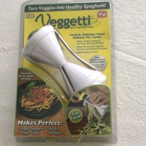 Kitchen Veggetti makes perfect Veggie Spaghetti,Salads, Str-Fty & more. - Picture 1 of 5